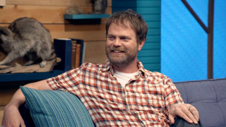 <i>Comedy Bang! Bang!</i>: “Rainn Wilson Wears A Short Sleeved Plaid Shirt & Colorful Sneakers”